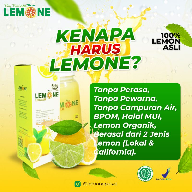 

SARI LEMON ASLI UNTUK DIET/DETOK ALAMI// BPOM