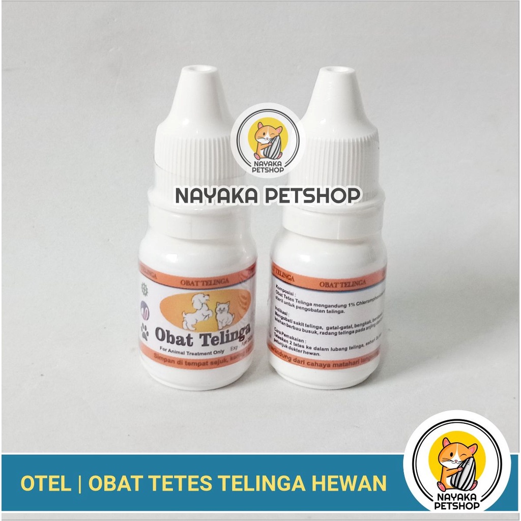 Otel Obat Tetes Telinga Kucing Anjing Hewan