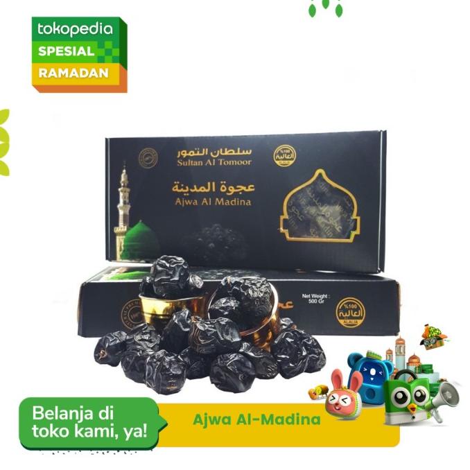 

TERBARU Kurma Ajwa ( Kurma Nabi ) Asli Madinah Kualitas Super Premium KG/KURMA 1KG/KURMA BARARI/KURMA RUTHOB/KURMA BAM/KURMA PALM FRUIT/KURMA TANGKAI/KURMA AZWA/KURMA SUKKARI/KURMA SAFAWI/KURMA TUNISIA/KURMA MUDA KUNING/KURMA MUDA HIJAU/KURMA MEDJOL/KURMA
