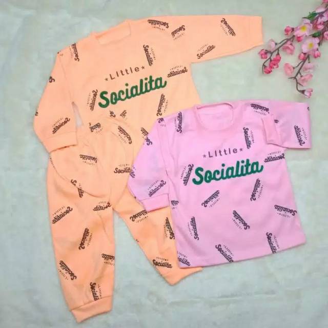 [Khusus Grosir Min 6pcs] Setelan Piyama Anak Size 0-1tahun / Piyama Bayi / Pakaian Bayi / Baju Tidur