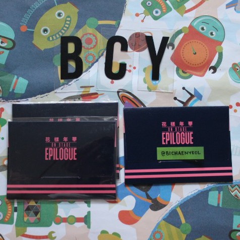 BTS Onstage Epilogue Mini Photocard - Envelope Only
