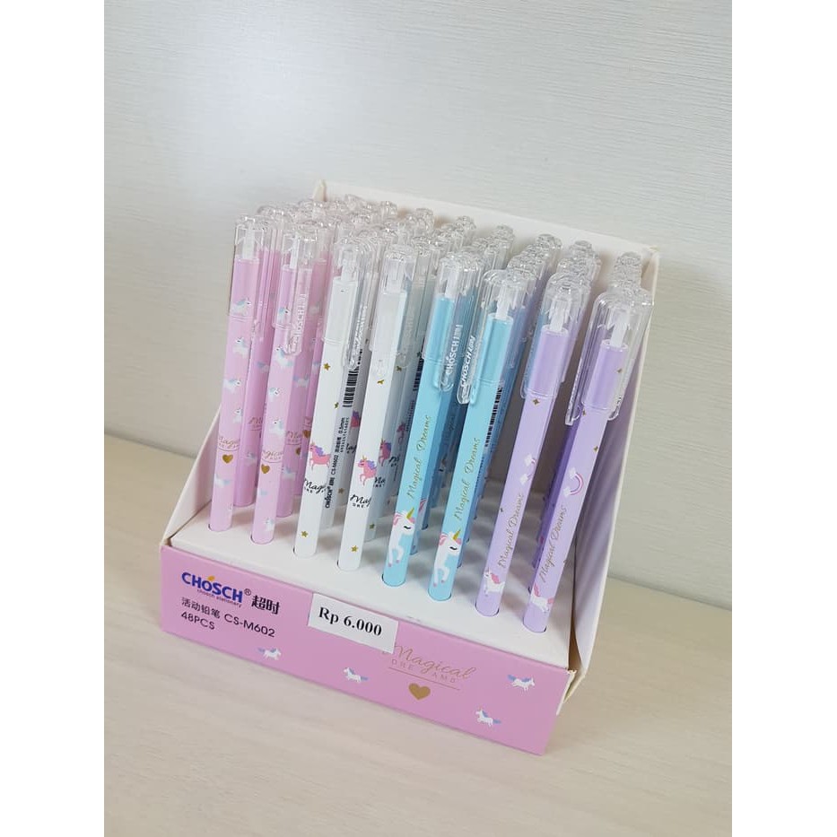 

TERBARU PENSIL MEKANIK MAGICAL UNICORN 0.5MM CHOSCH
