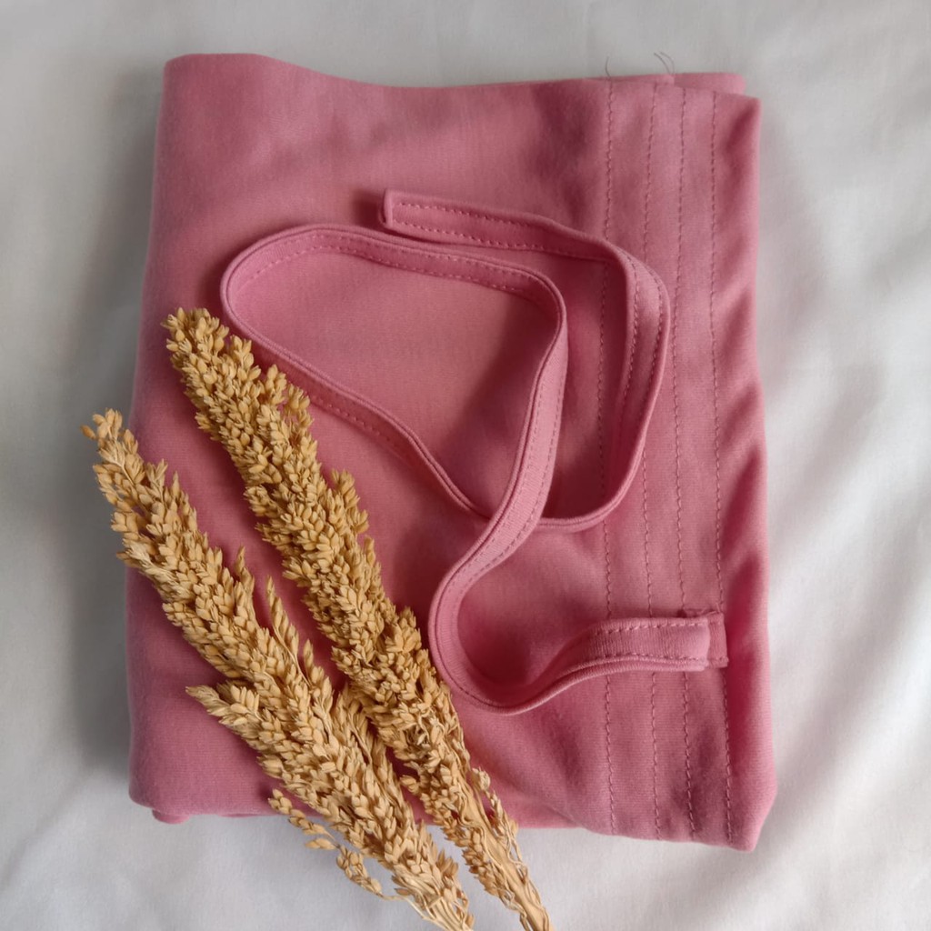 TERLARISSS!!!HIJAB DEWASA MUSLIMAH/BERGO MARYAM TALI-BERGO AISYAH BAHAN KAOS TC PREMIUM-BEST SELLER-Dusty Pink