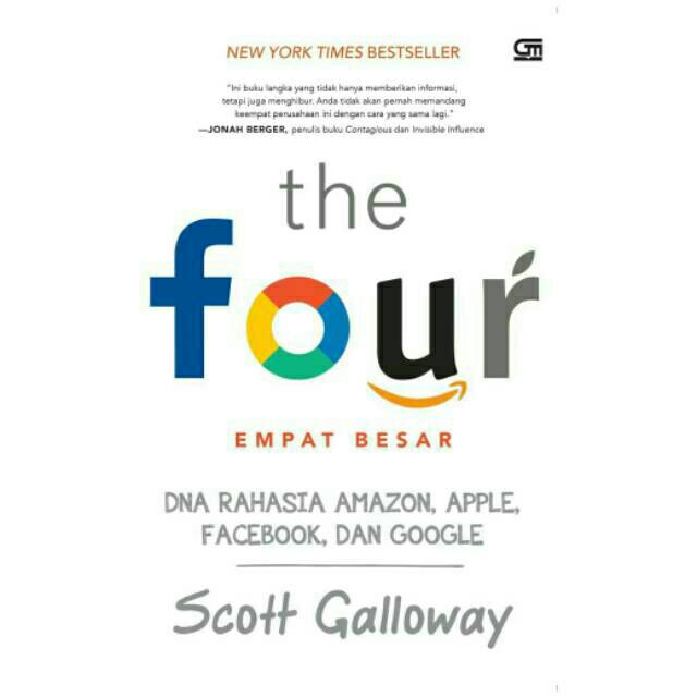 Buku The Four DNA Rahasia Amazon Apple Facebook Google Scott Galloway