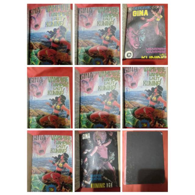 Komik Indonesia jadul GINA VS VAMPIRE VAMPIRE LAUT KUNING