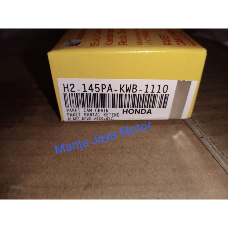 Paket rantai keteng set Aspira for Blade/ Revo absolute Aspira keluaran kualitas Astra Otoparts