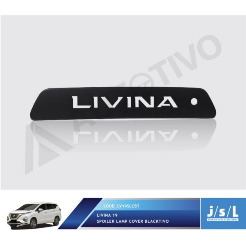 cover spoiler lamp all new Livina 2019 chrome &amp; hitam jsl