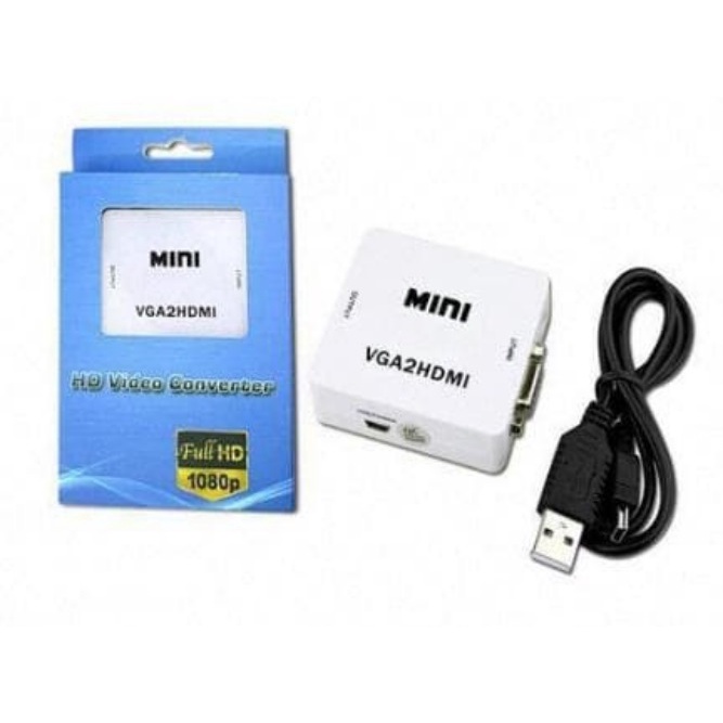 Vga To Hdmi/ Converter VGA to HDMI Adapter With USB Power