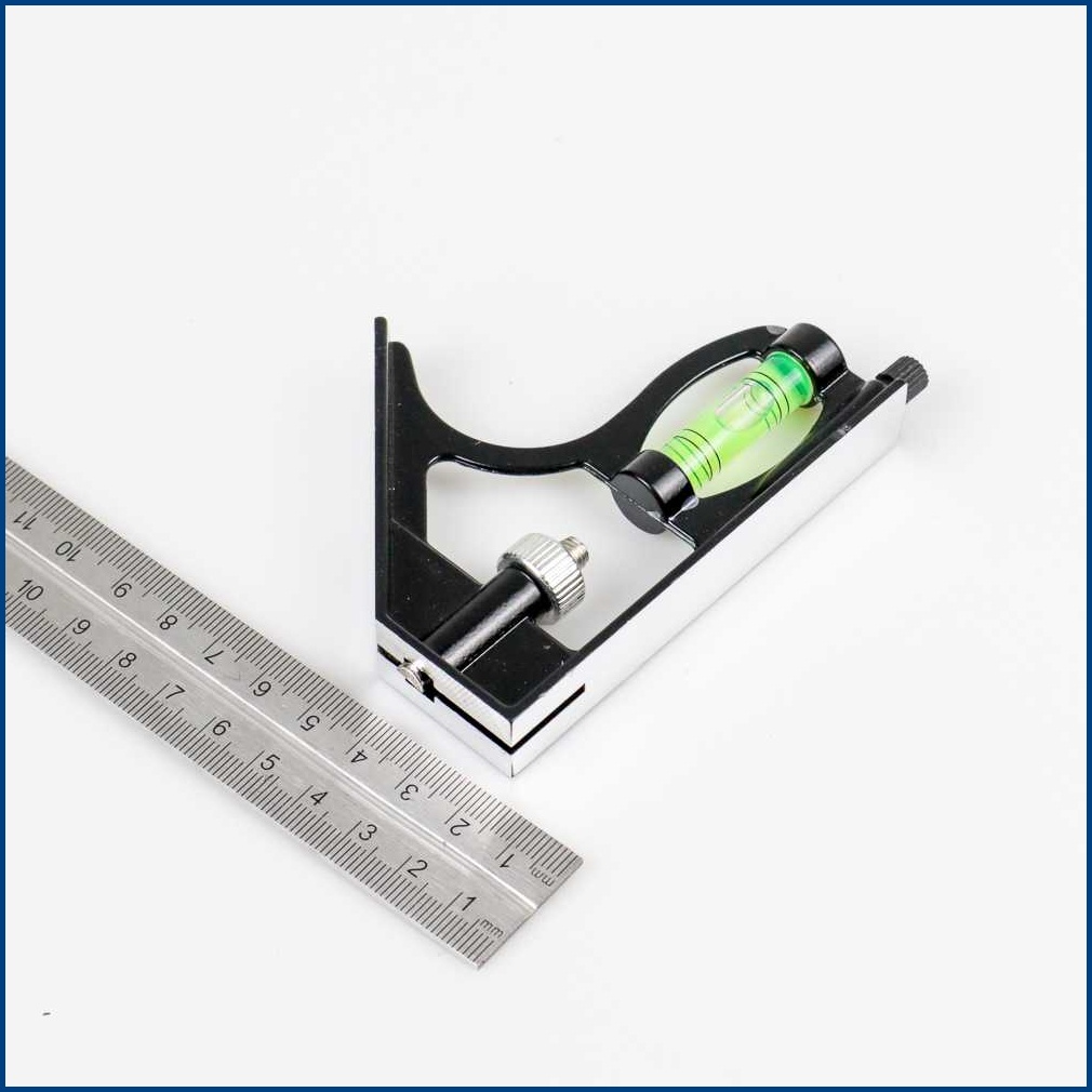 Penggaris Siku Waterpass Multifungi 305mm - Taffware