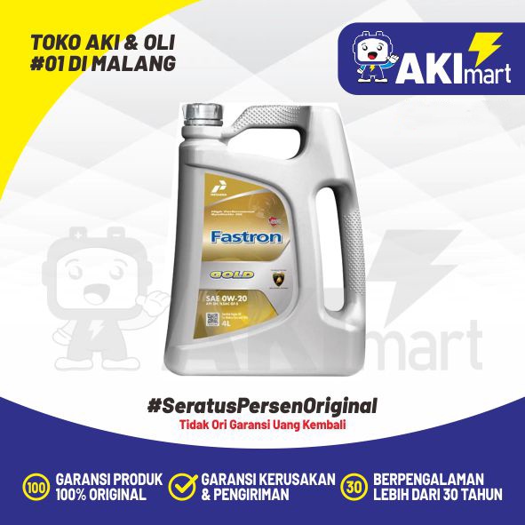 Pertamina Fastron Gold 0W20 4 Liter Oli Mobil