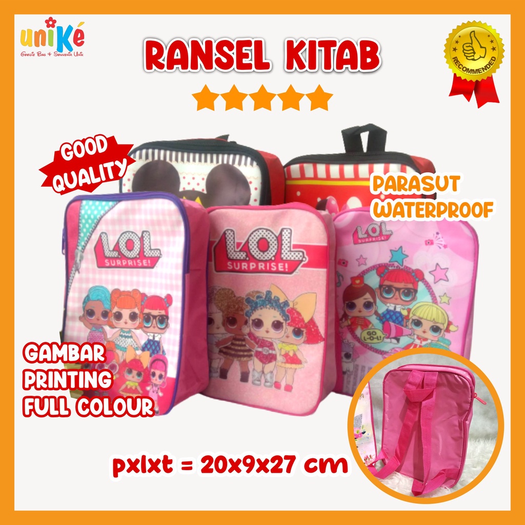 

TAS RANSEL KITAB Oskar Souvenir ulang tahun anak goodie bag ultah goody harga murah grosir murmer