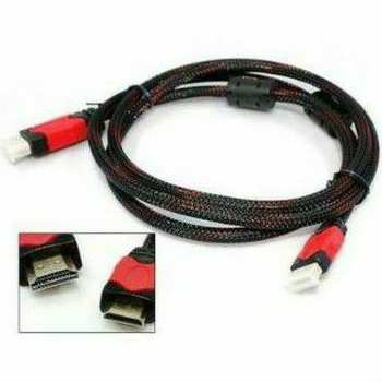 KABEL HDMI KE HDMI 1,5M SERAT JARING HDMI TO HDMI