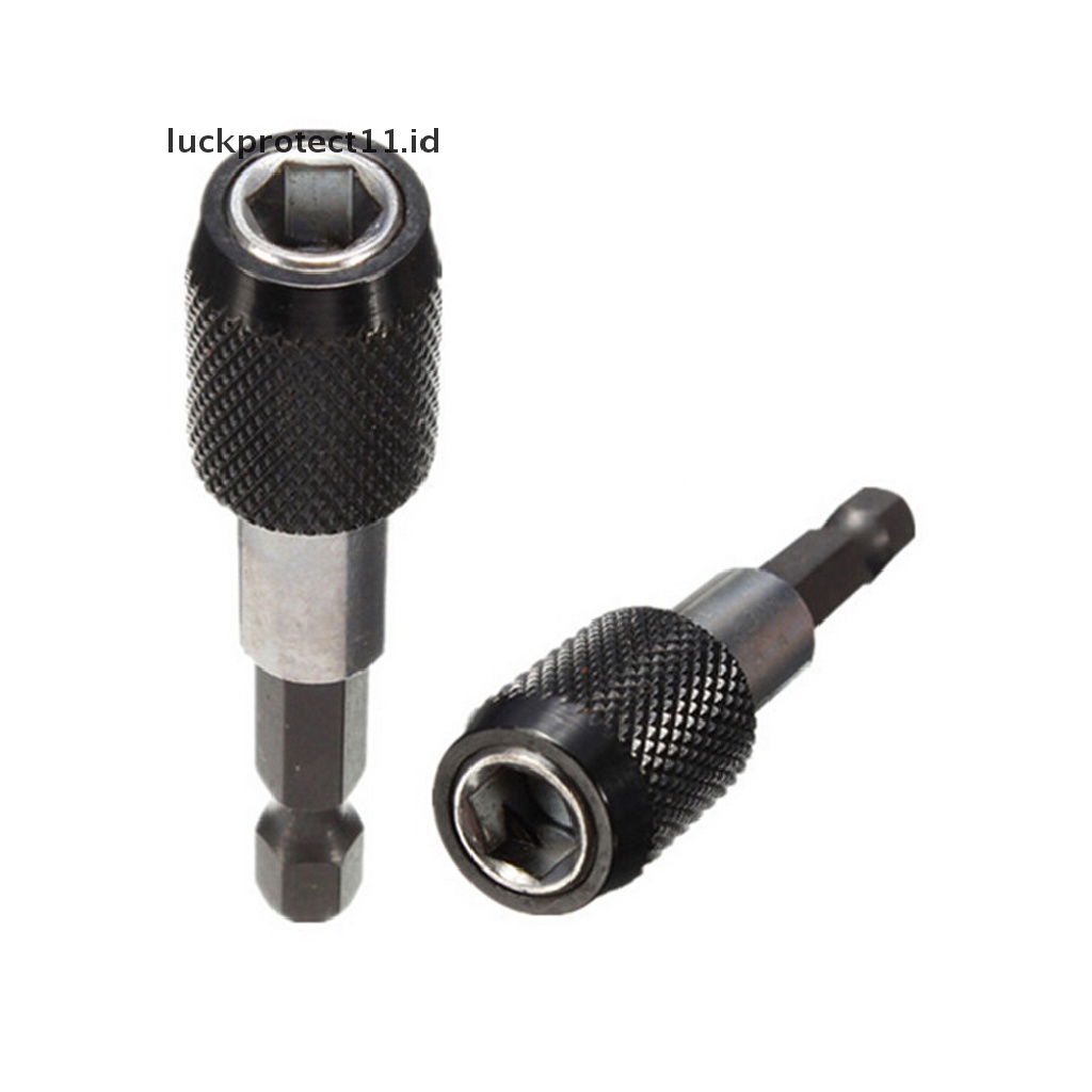 // Hg &amp; ID// 1per4 &quot;60mm Hex Shank Magnetic Quick Release Mata Obeng Drill Holder Tools