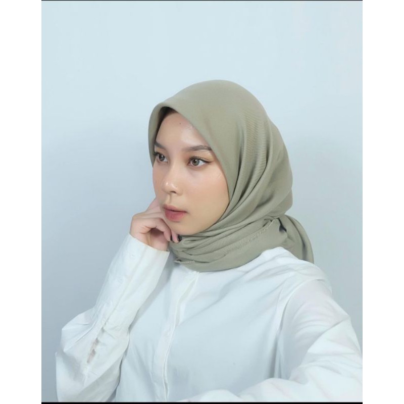 Hijab ida royani polos new soft mint