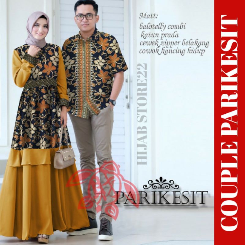 Pesta Elegan Baju Couple Kondangan Kekinian / Ema Shope ...