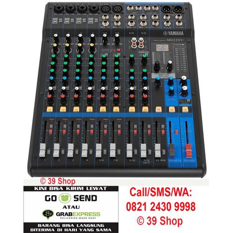 Mixer Audio Yamaha Mg 12xu Grade A 12 Channel Sound Mixer Mg 12 Xu Mg12 Xu Shopee Indonesia