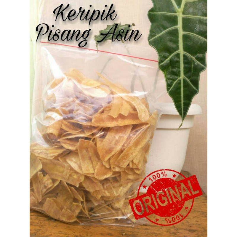 

keripik pisang original (Asin) 500gr