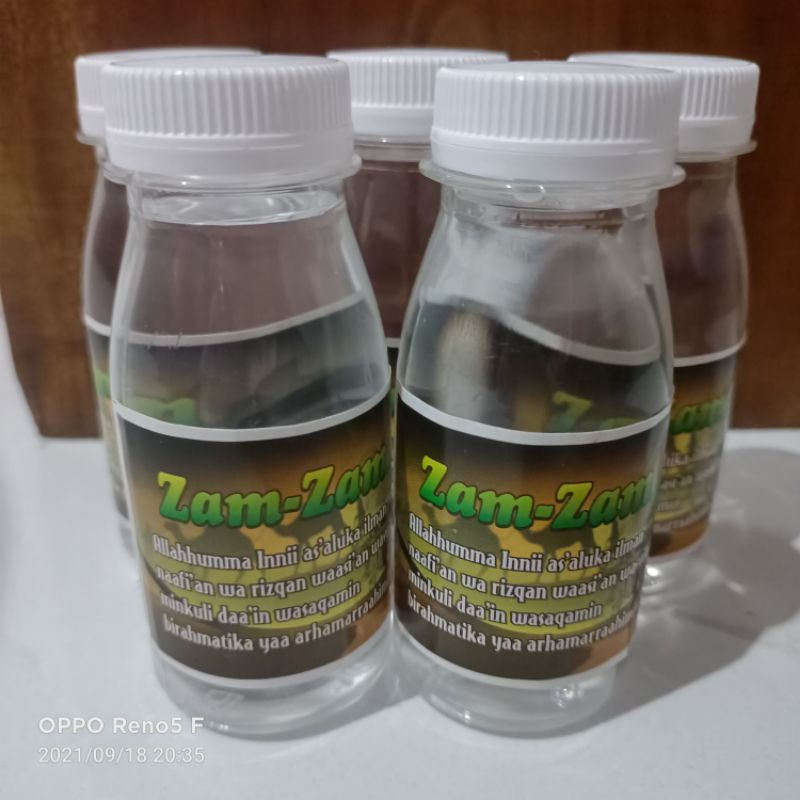 Jual Air Zam Zam Asliair Zam Zam Murni 80 Ml Indonesiashopee Indonesia 1080