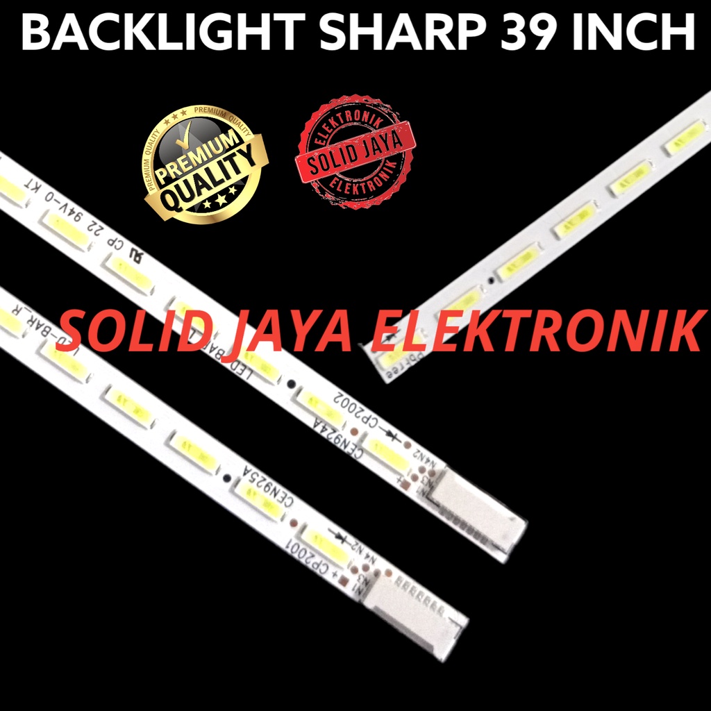 BACKLIGHT TV LED SHARP 39 INC LC 39LE440 LC-39LE440 LC39LE440 39LE440M LC-39LE440M LC39LE440M 39LE LAMPU BL SMD LIDI STRIP BERAS STRIPS SHARP 44K 44 LED LAMPU