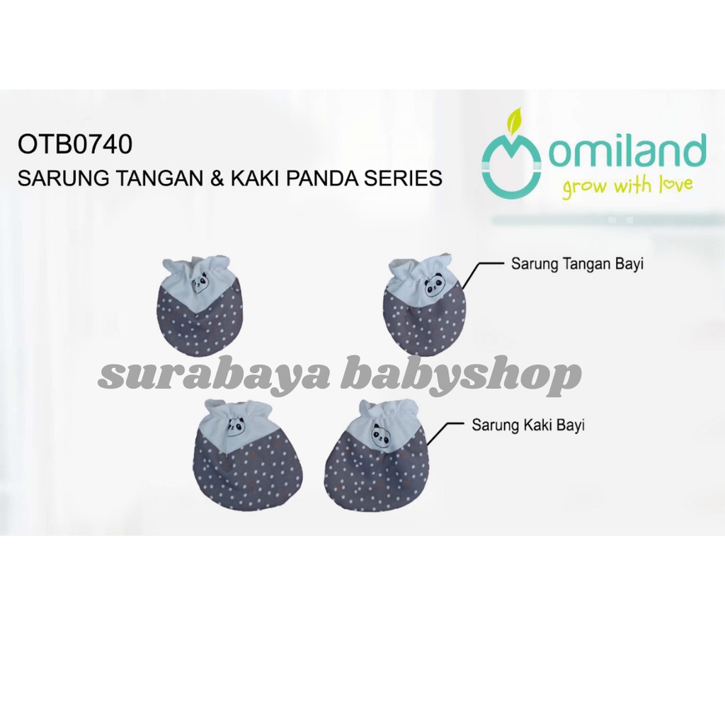 OMILAND SARUNG TANGAN DAN KAKI PANDA SERIES  OTB0740