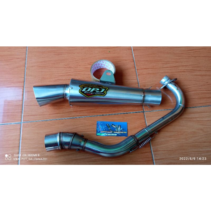 Kenalpot Dpj segi enam Mio sporty Beat fi Beat karbu Vario
