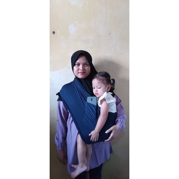 GENDONGAN BAYI KAOS/GENDONGAN KAOS ADA SAKUNYA