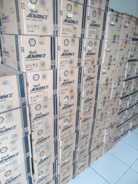 Paketan oli shell advance matic ax7 0.8 lt + oli gear 120 ml 100% original for all matic