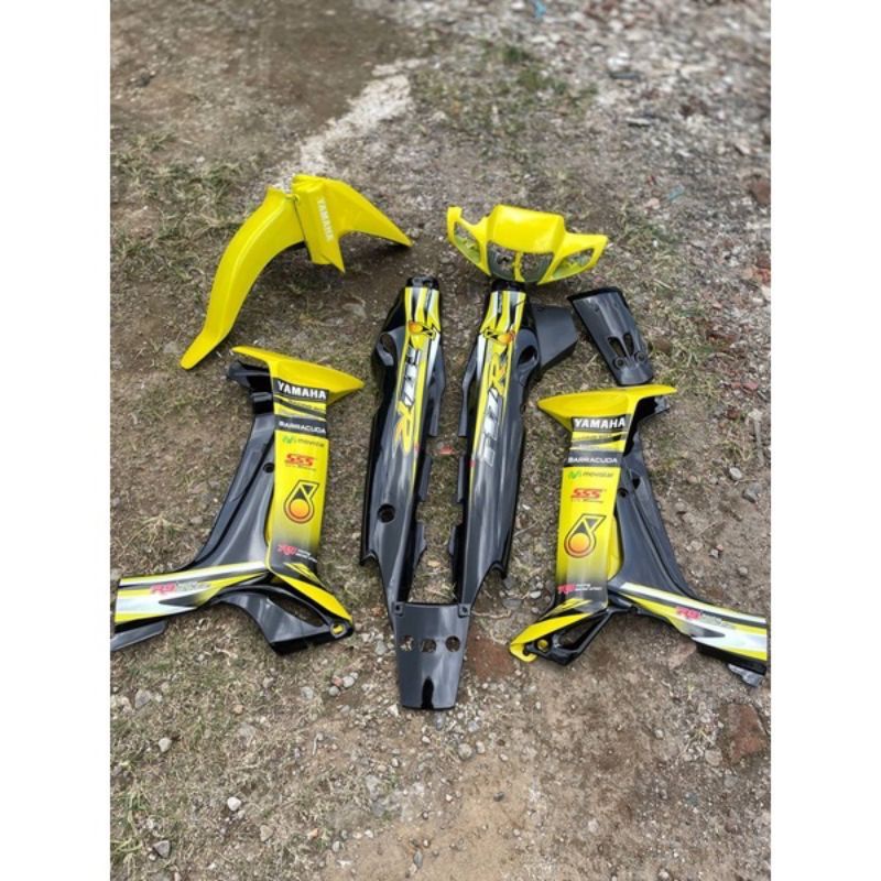 Cover body full set fiz petronas kuning yamaha fiz r kuning hitam yamaha fiz r