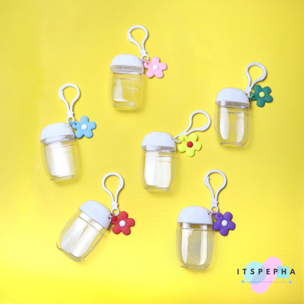[ITSPEPHA] Botol Pocketbac 30ml | Botol Handsanitizer Gantung 30 ml | Botol Gantungan Fliptop BBW