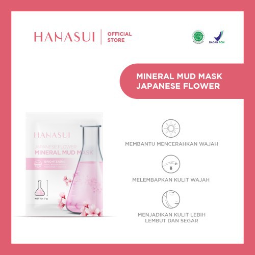 HANASUI Mineral Mud Mask Korean Herbal 7g