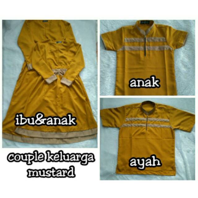 Couple keluarga, gamis couple ibu anak, gamis couple keluarga