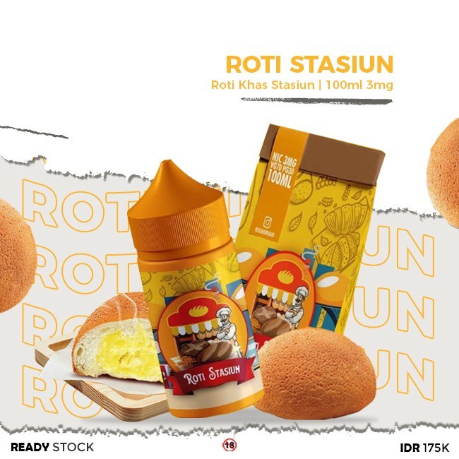 LIQUID ROTI BANDARA 60ML EX ROTI STASIUN