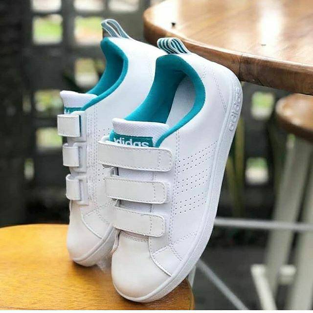 Adidas Neo Advantage Velcro White Tosca