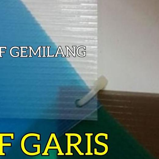 ♣ Fiber Plastik Penutup Pagar CASANOVA GLASS 60 GARIS Meteran ✼