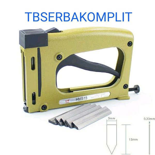 Flexi Gun Manual Meite HM515 Gun Staple Staples Paku Fleksi Point Penahan Papan Belakang Bingkai