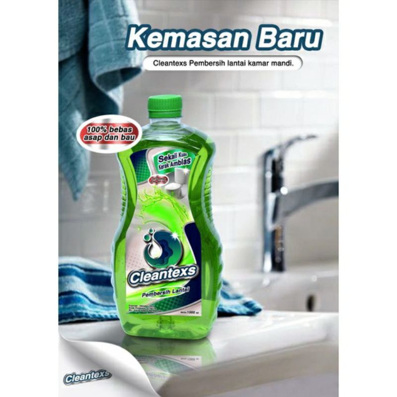 KD1 CLEANTEXS PEMBERSIH KERAK KAMAR MANDI SERBAGUNA  NEW PACKING 1000ML