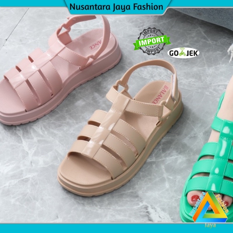 Sandal Gunung Wanita PUVI Jelly Velcro Balance 1321-2