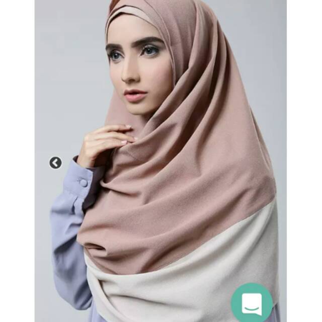 TWOTONE PASMINA INSTAN CREPE