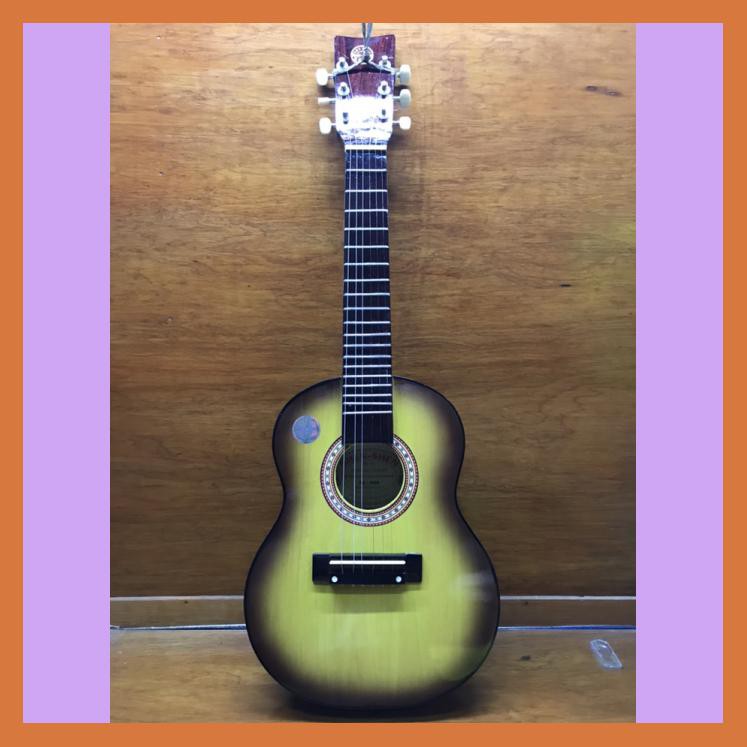 GITAR MINI ACOUSTIK SENAR 6 GITAR KECIL UKULELE