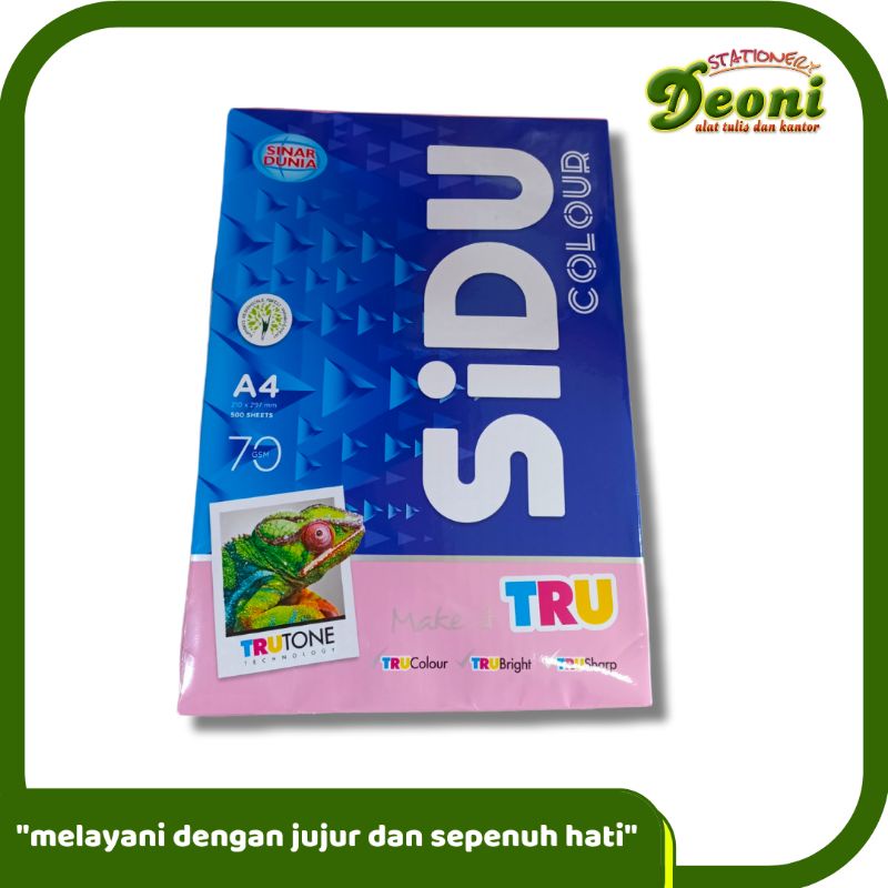 

Kertas hvs Sidu A4 70 gr Warna