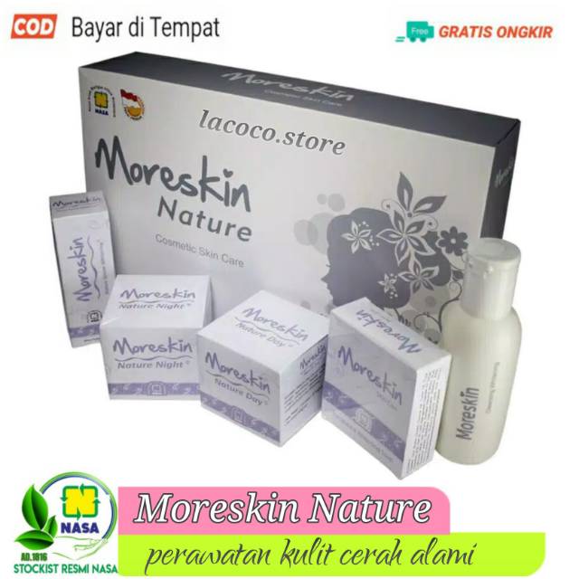 Moreskin Nature / Perawatan kulit wajah / Day cream, Night Cream, Toner, Soap, Serum