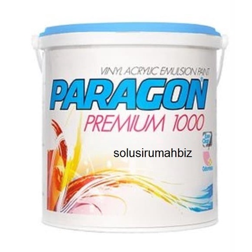 1kg Cat Tembok Paragon Premium 1000 warna hitam repacking