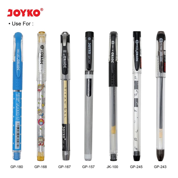 

TULIS-ALAT- GEL PEN REFILL / ISI ULANG PEN / ISI PULPEN JOYKO GPR-200 / 0.5 MM - HITAM -ALAT-TULIS.