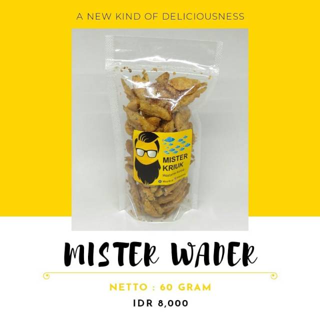 

Mister Wader (Wader Crispy) Netto 60 Gram