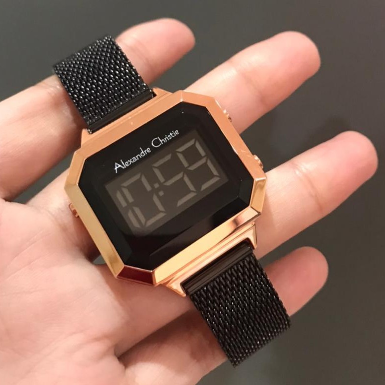 ALEXANDRE CHRISTIE 9338 AC 9338 LHB JAM TANGAN WANITA DIGITAL ORIGINAL NEW