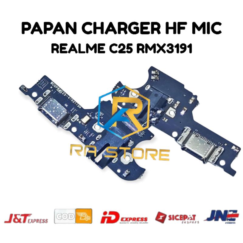 Flexibel Flexible Papan Konektor Charger REALME C25 RMX3191 RMX-3191 RMX 3191- Fleksibel Conector Carger Casan Cas Tc Charging