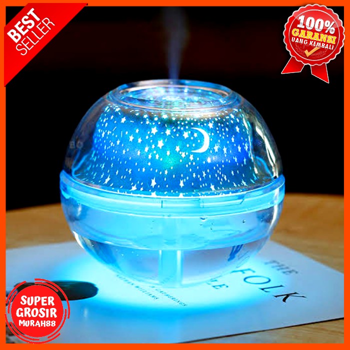 Humidifier LED Night Projection Lamp Air Aromatherapy 500ml