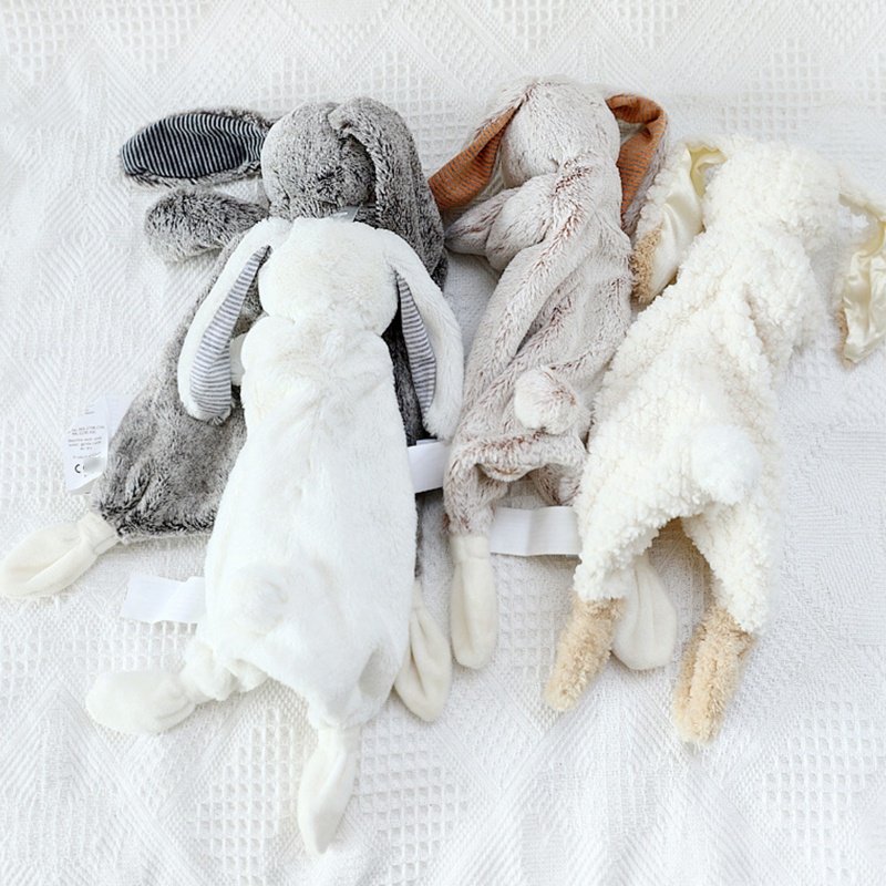 Mary 11 ''Little Rabbit Hand Puppet Toy Handmade Tidur Untuk Liontin Boneka Mainan Interaktif Untuk Bayi Emosi Halus Strol