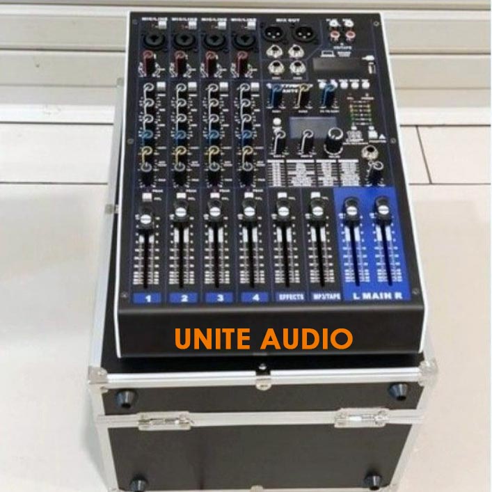 Mixer Audio 4 Channel Zetapro Phantom 4 Phantom4 + Hardcase Original