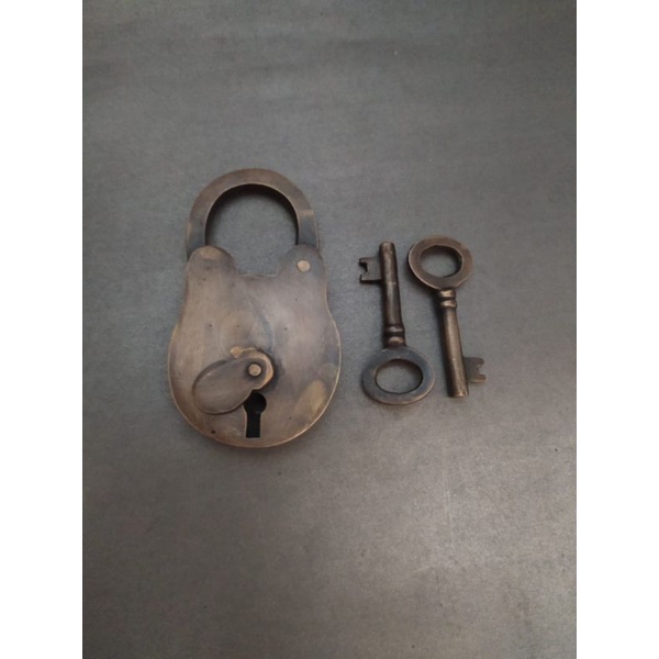 Gembok Kuningan Antik Kecil - Padlock